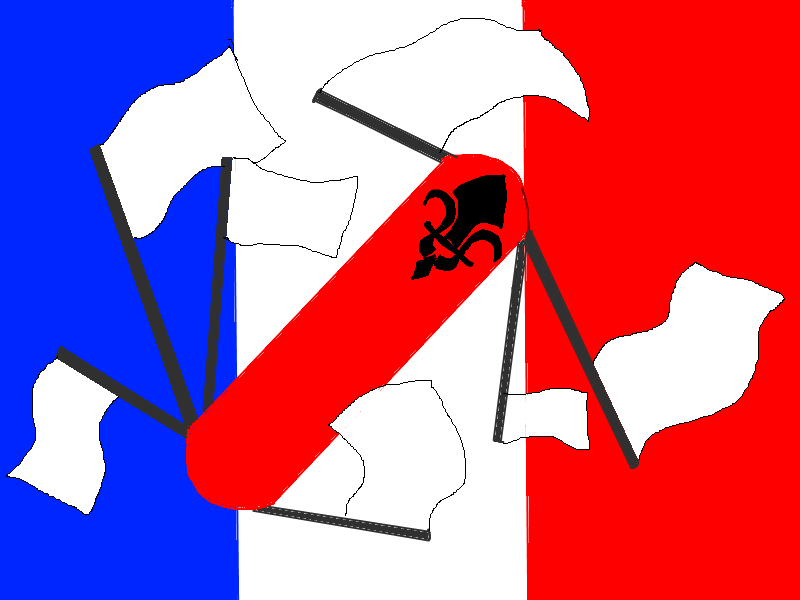 French surrender knife