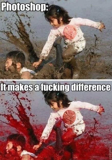 turns out the top image is the photoshopped one