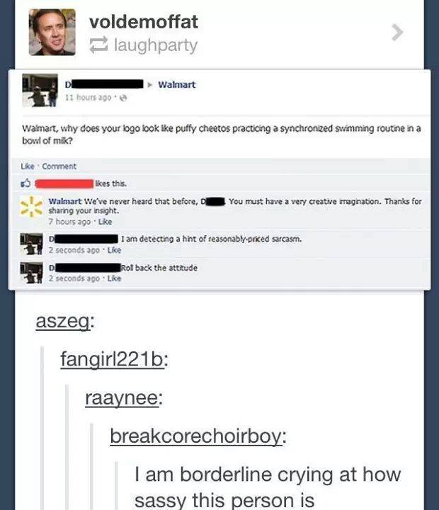 Fighting with Walmart.