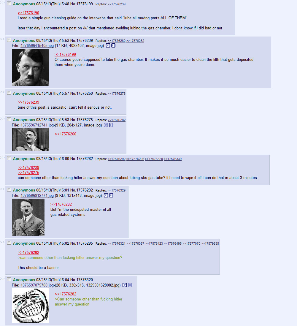 4chan gives gun advice.