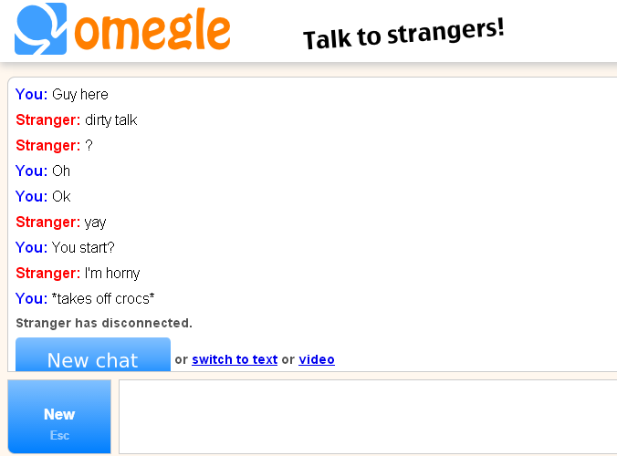 Omegle at it's finest........