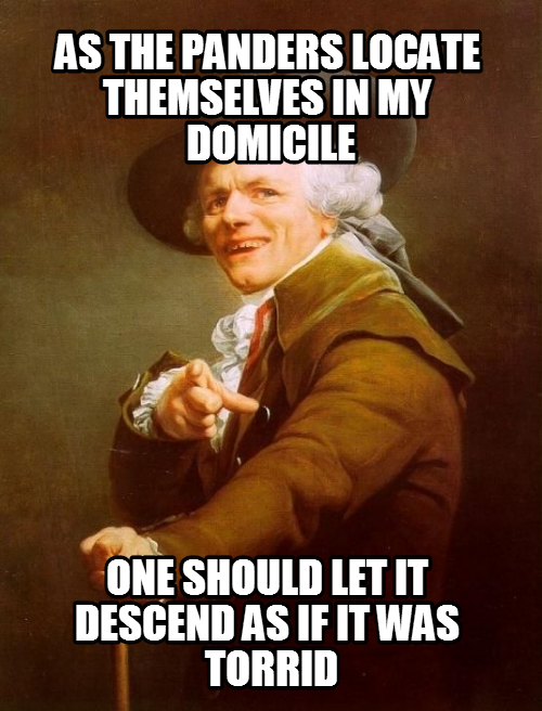 And if one of the black men's temper rises....