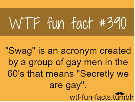For al the guy's who say swag