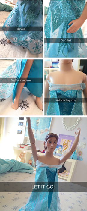 all Hans wanted was to feel beautiful