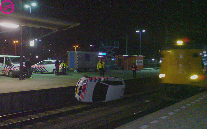 Dutch cops got high again and mistook their police car for a police train
