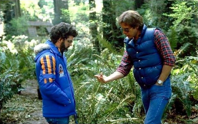 Harrison Ford teaching George Lucas how to reach the G-SPOT