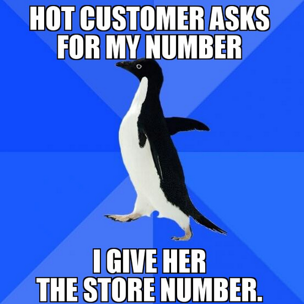 Hard life of a cashier