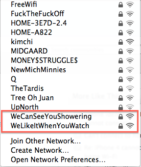 So my neighbors have been communicating..