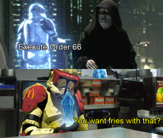 Fast food war Episode III revenge of McDonald