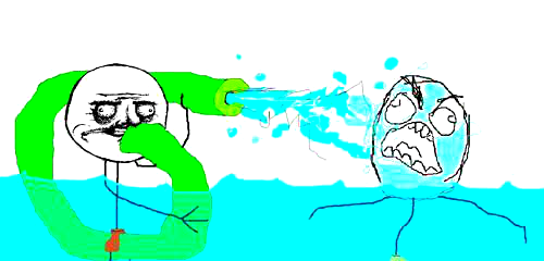 How people really use pool floaties.