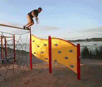 Try parkour they said....