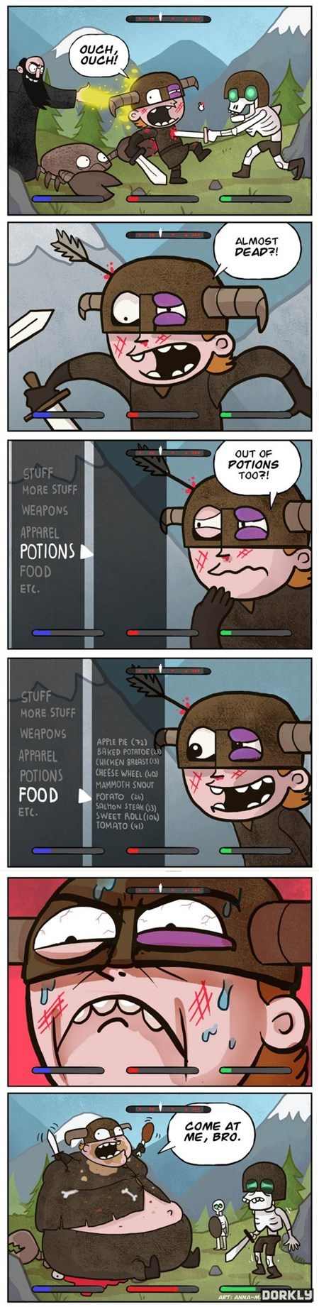 the dragonborn is crafty