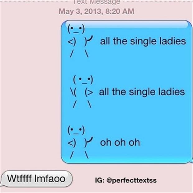 All the single ladies!