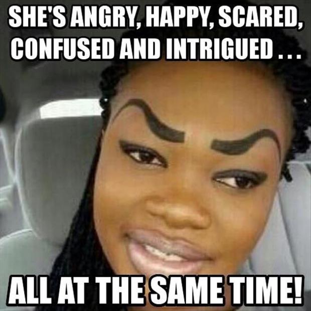 Those brows though...