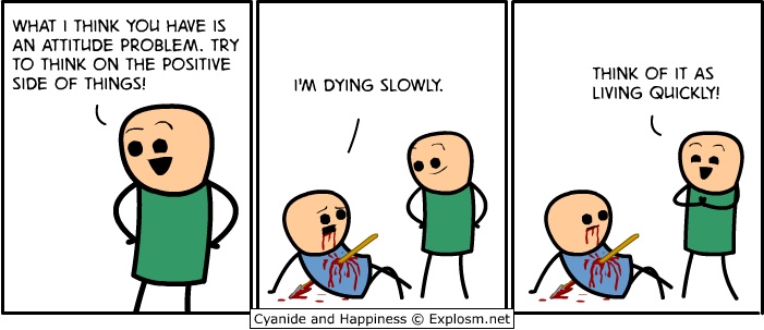 Gotta stay positive