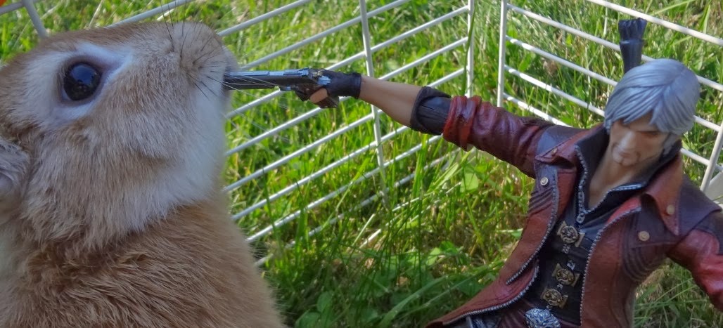I can see the fear in the rabbits eye