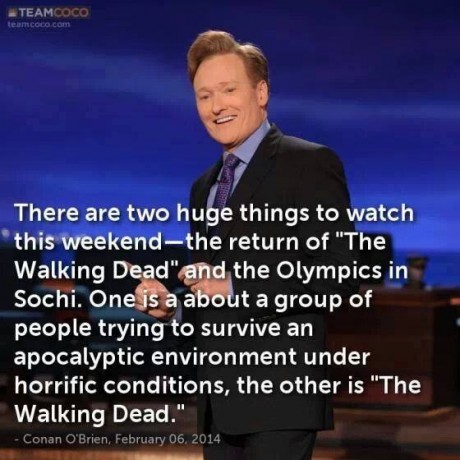 Walking Dead > Olympics.