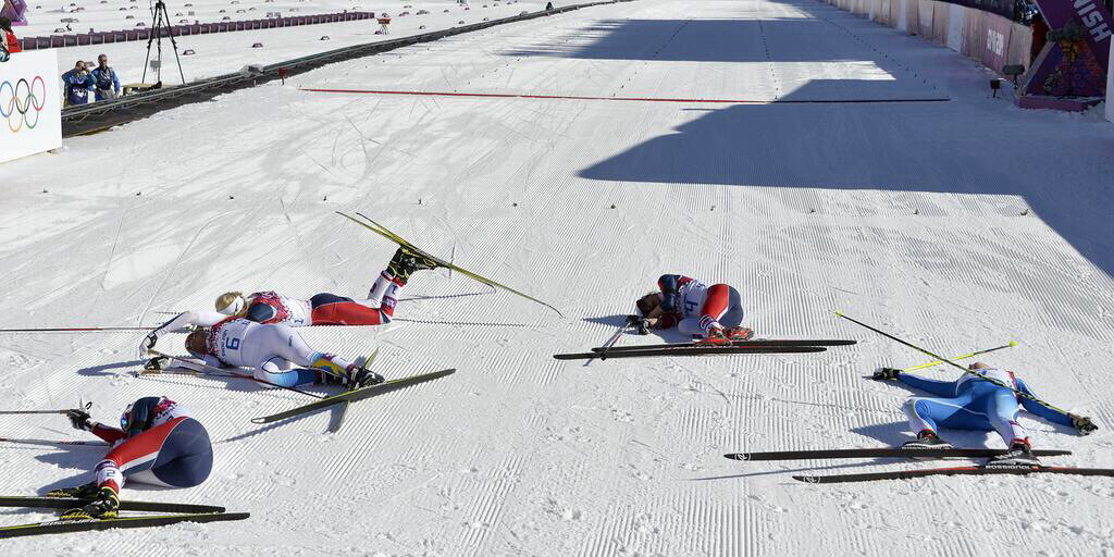They are not tired. any medal winner that is not Russian is shot on sight.