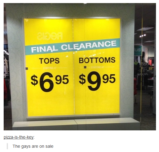 If you ever wondered where to buy a gay