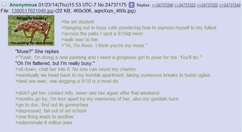Always chase your dreams,just like any guy in 4chan does