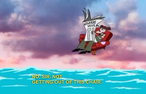 Eustace never gave a ***.