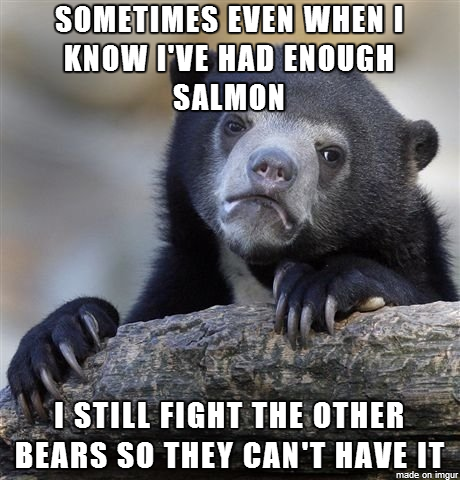 This confession is so grizzly, I can't bear it.