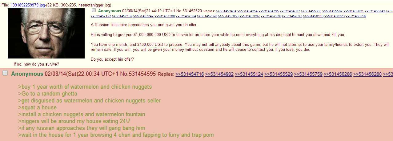 The most dangerous game on /b/