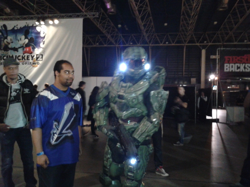 I saw master chief at firstlook 2012, the Netherlands