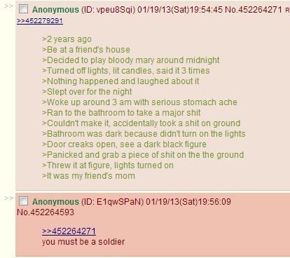 Do not play Bloody Mary,kids