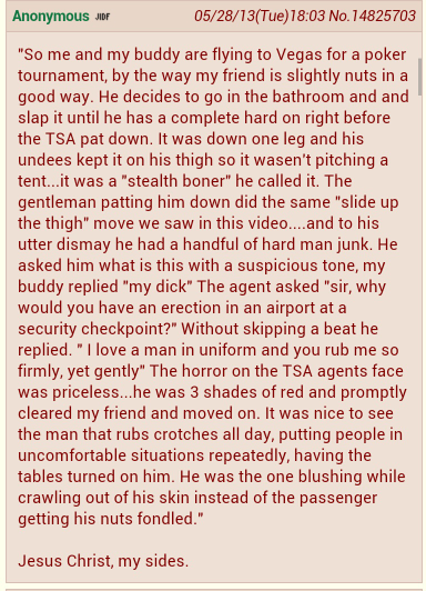 Now imagine if the agent was gay