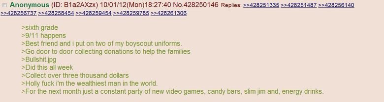 Revolutionary idea for generating money,real boyscouts hate him
