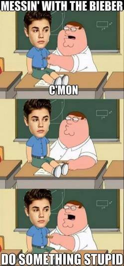 Then that's when he did Selena Gomez