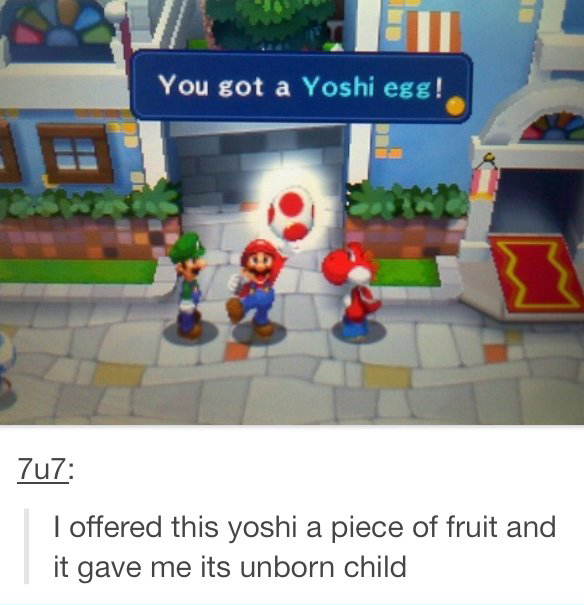 Seriously Yoshi!