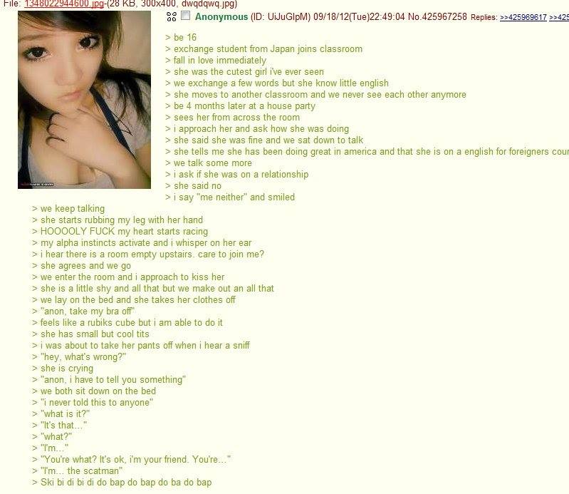 Anon with a girl