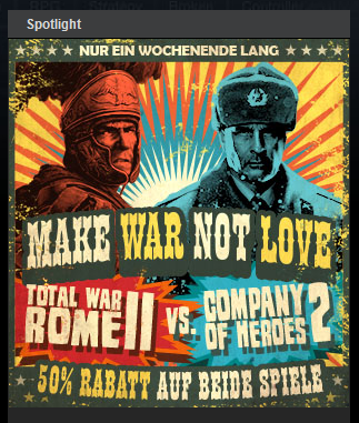 Make love not war. I wish you a happy valentin's day too steam
