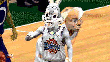 Good guy Bugs Bunny salutes his rivals even when he plays for his freedom