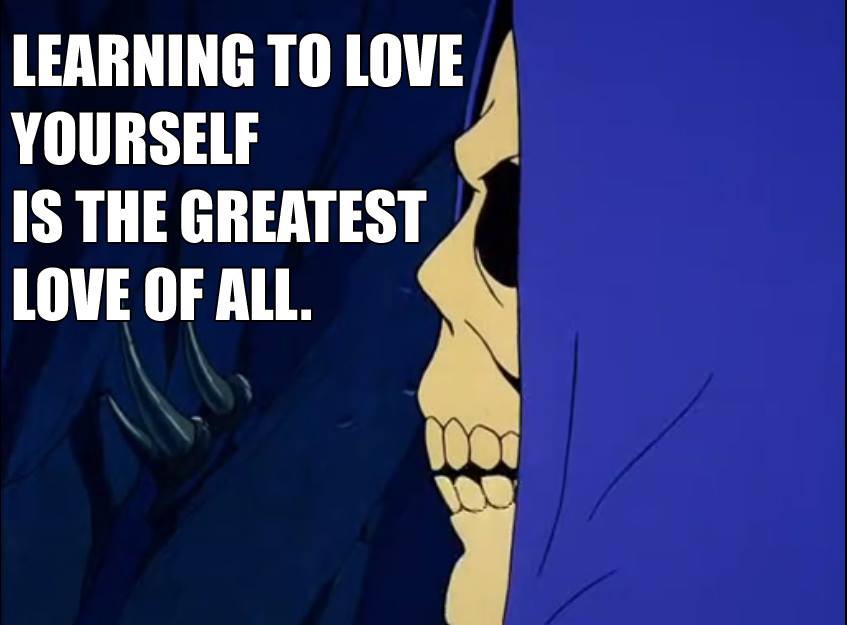 a special message from skeletor