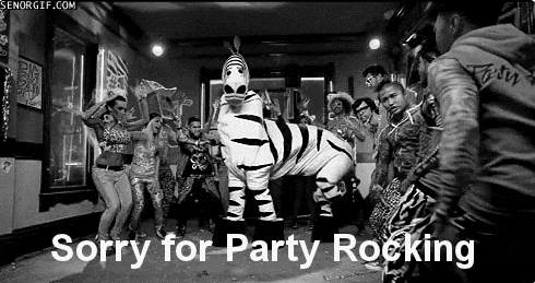 Sorry For Party Rocking !