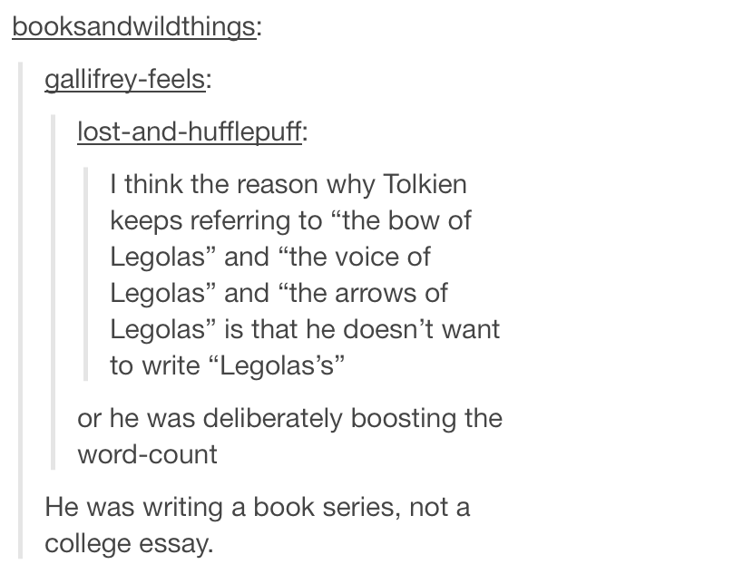 The Post of Legolas
