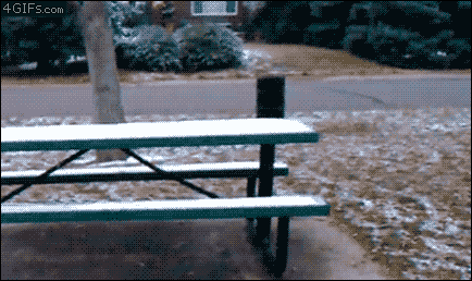 Parkour table bench slide