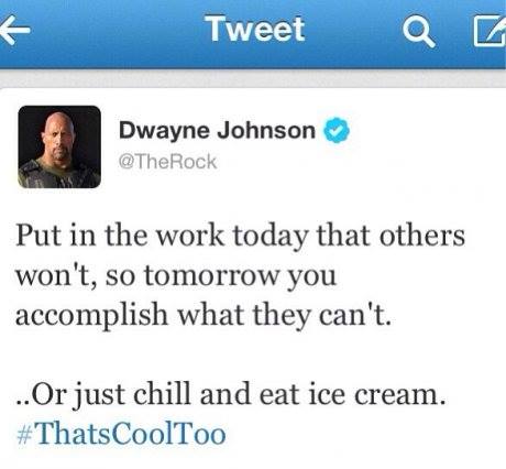 Dwayne Johnson knows.