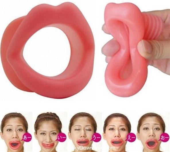 A japanese invention, the "fish mouth"... More like "Nicki Minaj mouth"