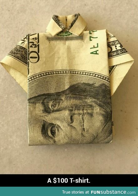 $100 shirt