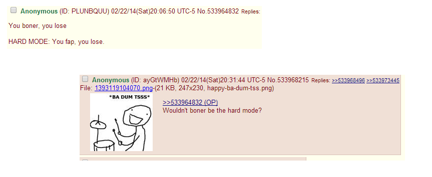 You fap you lose