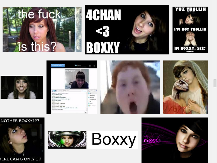 So I searched boxxy on google, found a ginger and an image of mother boxxy with raptor jesus