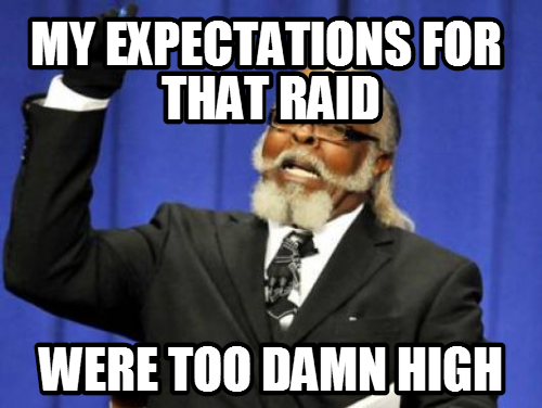 Seriously, if that's what passes for a "raid" around here...