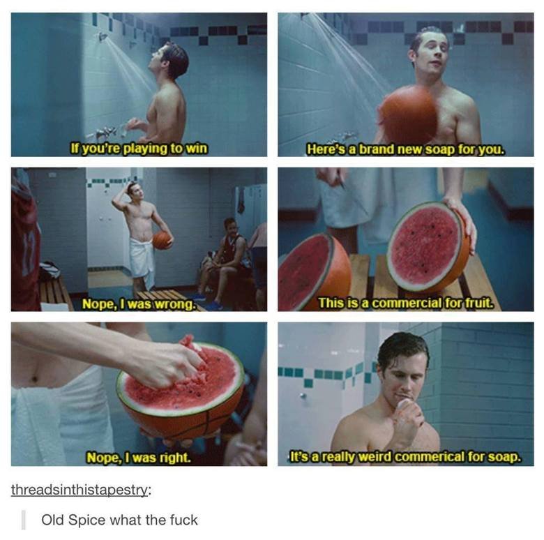 Old spice, always funny