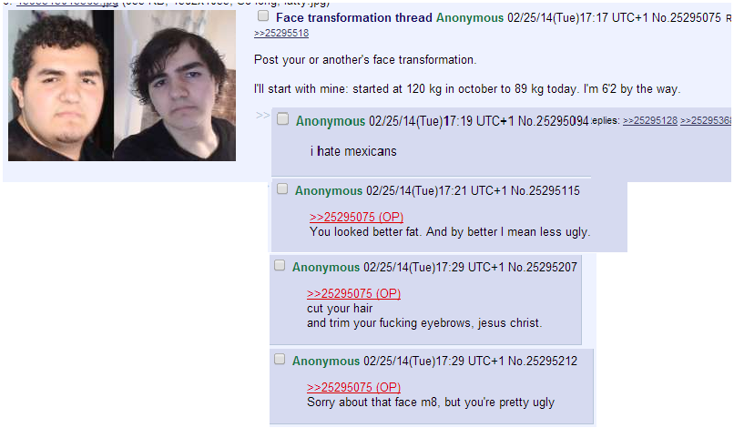 remember: never post your face on 4chan