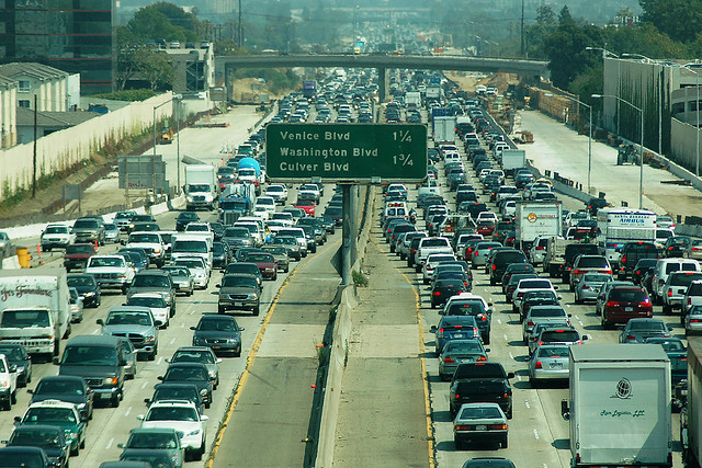 Gif of the trafic in LA