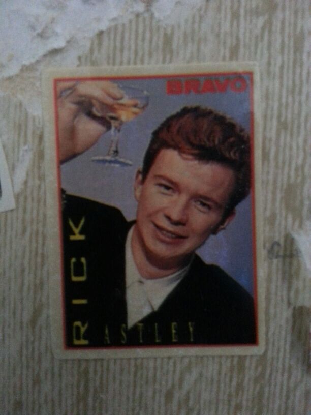 Stumbled upon this ancient Rick Roll gem while renovating!